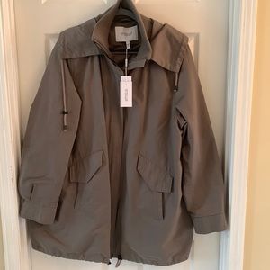 Derek Lam 10 Crosby size XL sage green zip front jacket